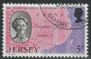 Jersey 1976 - 5p Lilian Grandin centenary - SG164 used