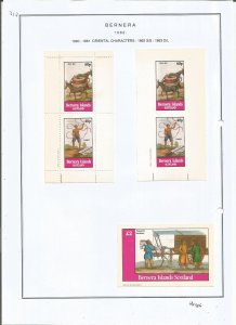 BERNERA -1982 - Oriental Characters - Mint Light Hinged - Private Issue