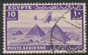 Egypt Scott C35 - SG286, 1941 Airmail 10m used