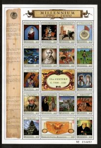 Micronesia 1999 - Millennium Inventors - Sheet of 17 Stamps - Scott #355 - MNH