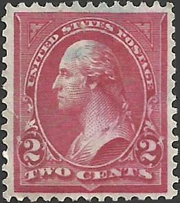 # 267b Used Vermillion George Washington