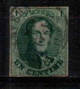 Belgium Scott 9 Used VF (Catalog Value $125.00)