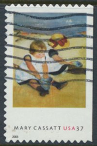 USA  SC#  3805   Used 2003   Mary Cassatt Painting  see scan