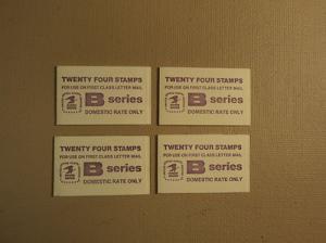 USPS Scott 1819a B Series 18c 4 Books 1980-81 Violet 96 S...