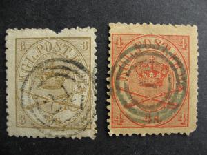 Denmark Sc 13, 14 used with faults, please see, expand pictures