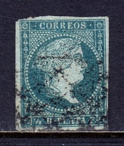 Cuba - Scott #1 - Used - Rough UL - SCV $7.25