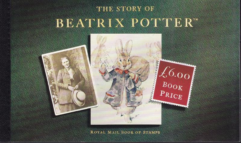 Great Britain 1993 Beatrix Potter Booklet complete VF/NH