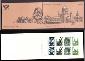 Germany-Sc#1530a- id5-unused NH complete booklet-Historic Sites-1987-96-