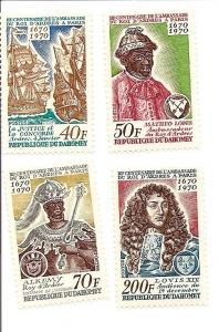 Dahomey 271-274 MNH