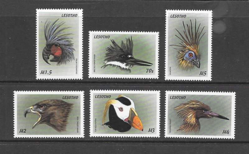 BIRDS - LESOTHO #1177-82 MNH