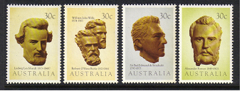 Australia #885-8 mint set, Island explorers