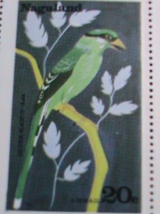 NAGALAND STAMP- WORLD COLORFUL LOVELY BEAUTIFUL BIRDS-MNH SHEET VERY FINE