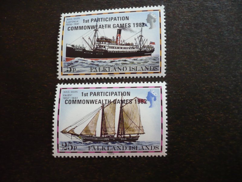 Stamps - Falkland Islands - Scott# 352-353 - Mint Never Hinged Set of 2 Stamps