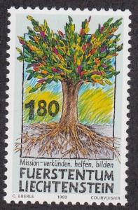 Liechtenstein # 1003, Tree of Life, NH, 1/2 Cat.