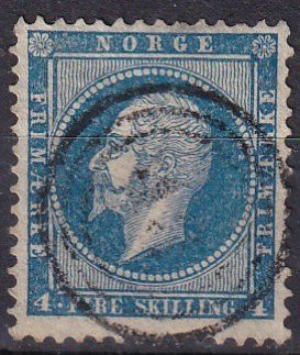 Norway #4  F-VF  Used CV $13.00 (Z6451)