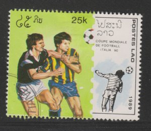 Laos 905 World Cup Soccer 1990