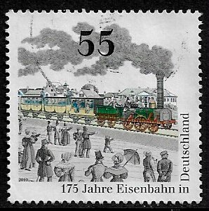 Germany #2598 Used Stamp - Railroads in Germany