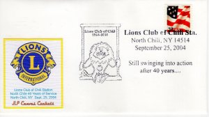 LIONS CLUB OF CHILI 40 YEARS SERVICE STATION,  CHILI, NY   2004  L38