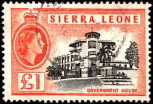 Sierre Leone #197-207, Incomplete Set(11), W/O 195, 196, 1956, Used