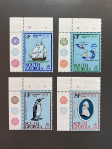 South Georgia 52-55 VF MNH. Scott $ 6.75