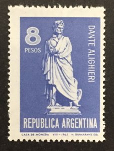 Argentina 1965 #783, Dante Alighieri, MNH.