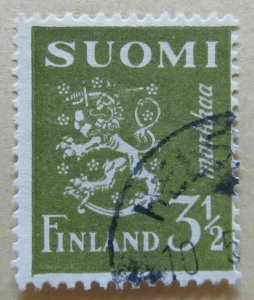 1942 A8P3F135 Finland 3 1/2m Used-