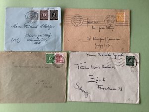 Germany Allied Occupation 1946-7 numeral stamps  postal items   Ref A700