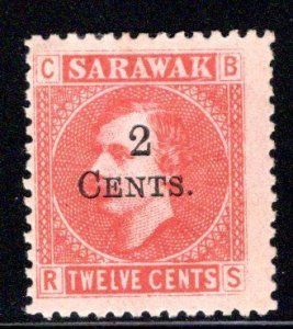 Sarawak #33, MNG,  CV $4