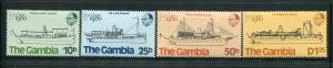 Gambia #408-11 MNH