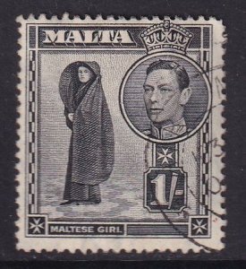 Malta   #200   used    1938   definitive  1sh