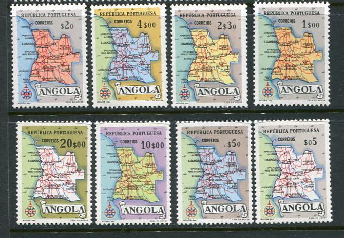 Angola #386-93 Mint