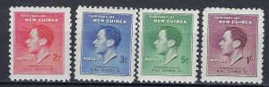 New Guinea 48-51 MNH 1937 KGVI Coronation