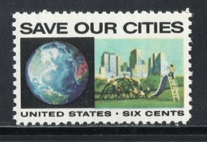 1411 * SAVE OUR CITIES * U.S. POSTAGE STAMP MNH
