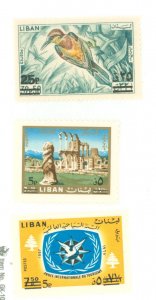 Lebanon #459-481  Single (Complete Set)