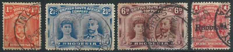 70641 -  RHODESIA  - STAMPS - Nice small lot of  Finely USED