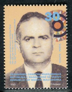 399 - NORTH MACEDONIA 2023 - Lutvi Rusi - Albanian Journalist - MNH