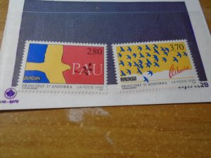 Birds  :  Andorra   #  457-58  MNH