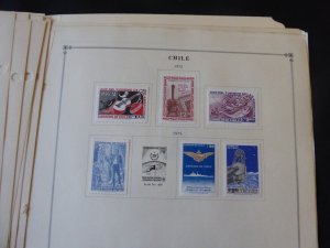 Chile 1949-1980 Mint/Used Stamp Collection on Album Pages