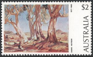 Australia SC#574 $2 Red Gums of the Far North, Hans Heysent (1974) MLH