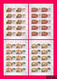 MOLDOVA 2014 Traditional Food Kitchen Cooking & Culinary Herbs 4ms Sc834-837 MNH