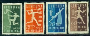 Lithuania #B43-B46  Mint  CV$15.25  Sports