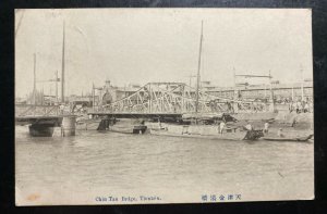 1920s Tientsin China Japanese Post Office RPPC Postcard Cover To Shanghai