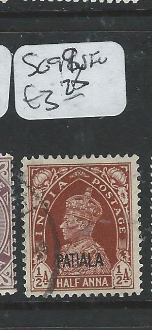 INDIA PATIALA (P2308B) KGV  1/2A  SG 99  VFU