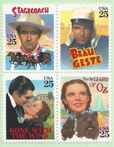 US #2445a, MNH, Blk/4