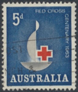 Australia  SC# 354 Used Red Cross   see details & scans