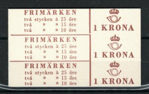 Sweden 1965 Booklet pane