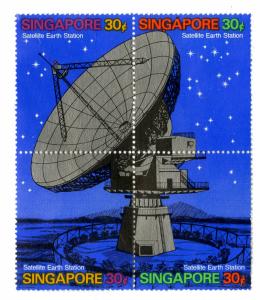 SINGAPORE 143 MH BK/4  SCV $62.50 BIN $27.50 SPACE