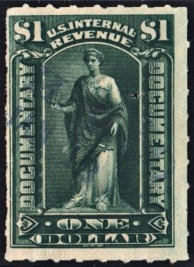 R173 $1.00 Documentary Stamp (1898) Used