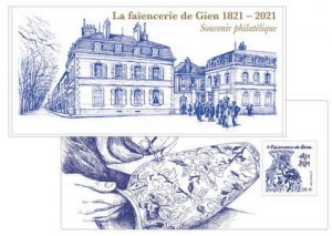 Scott #6064 Faiencerie de Glen S/S in folder MNH