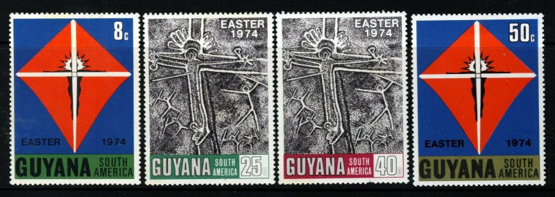 GUYANA 1974 Complete Easter Set SG 602 to SG 605 MINT